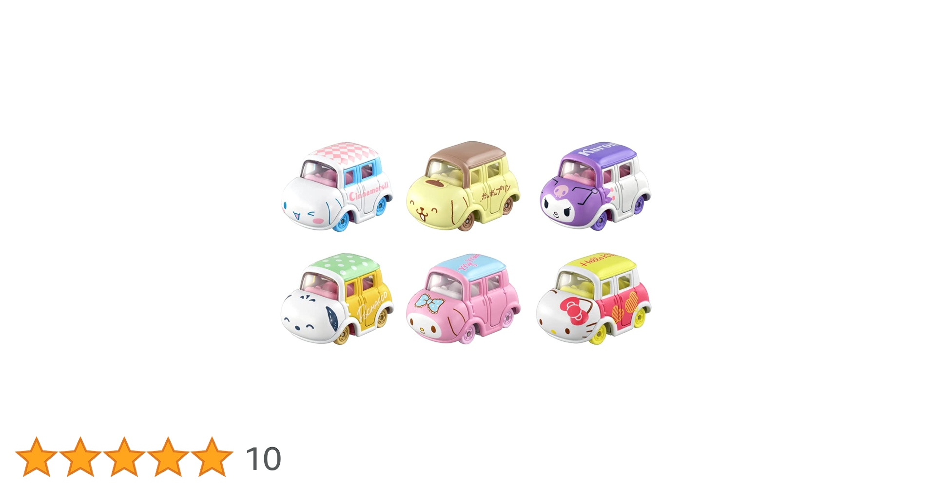 サンリオキャラクターズコレクション ミニカーセット ドリームトミカ サンリオキャラクターズコレクション3 DP-BOX (6